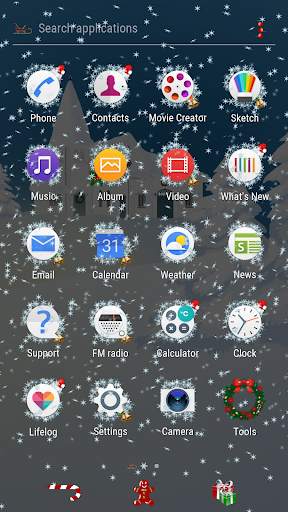 Silent Christmas Night Theme screenshot 7