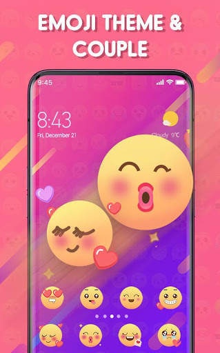 Tema Lucu Emoji Lucu screenshot 4