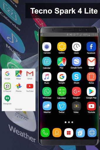 launcher Theme For Tecno Spark 4 lite screenshot 4