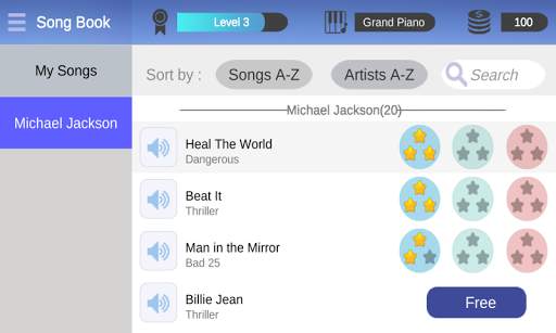 Dream Piano : MJ screenshot 1