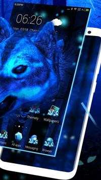 3D Ice Wolf Wallpaper Launcher screenshot 3