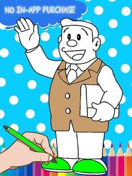 Nobita Super Heroes Coloring screenshot 3