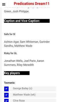 Dream11 Predications screenshot 4