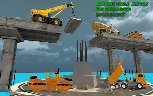 Grand Bridge Construction Simulator - Crane Driver screenshot 11