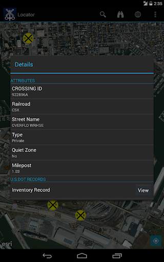 Rail Crossing Locator screenshot 8