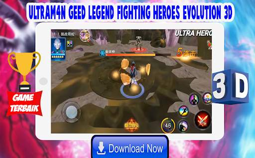 Ultrafighter3D : Geed Legend Fighting Heroes screenshot 2