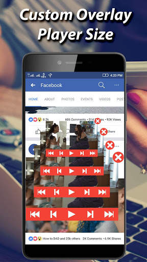 Floating Video Player For Mobile Videos - 2018 screenshot 3