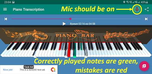 Piano Transcription screenshot 2