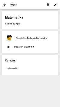 Ada PR - Shared exams and homework reminder screenshot 2