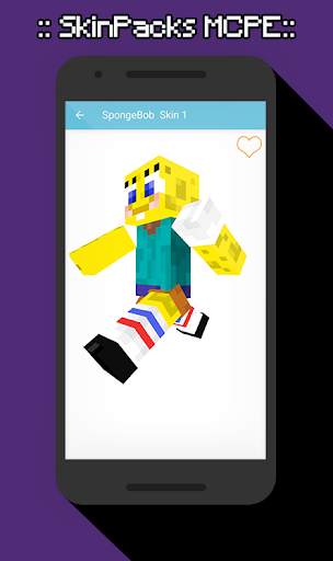 SkinPacks Sponge bob for Minecraft screenshot 2