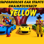 Superheroes Car Stunts: Top Speed Racing Games icon