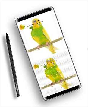 Colorful Parrot keyboard theme screenshot 1