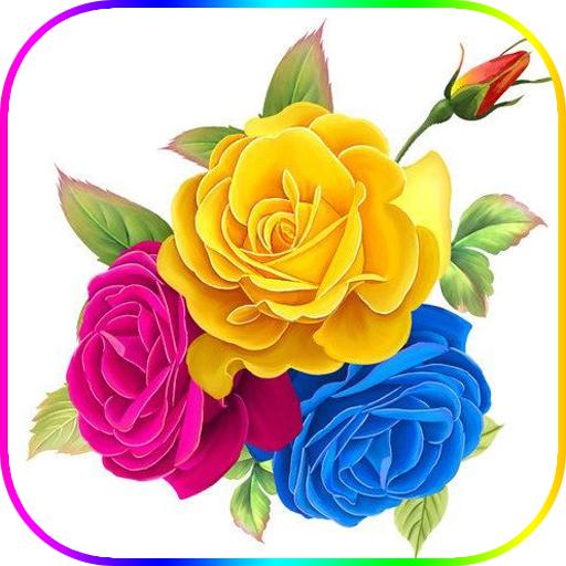 Wonderful Flowers Roses images Gif أيقونة