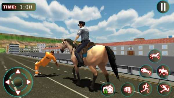 Police Horse Criminal Chase 3D screenshot 3