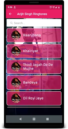Arijit Singh Song Ringtones 3 تصوير الشاشة