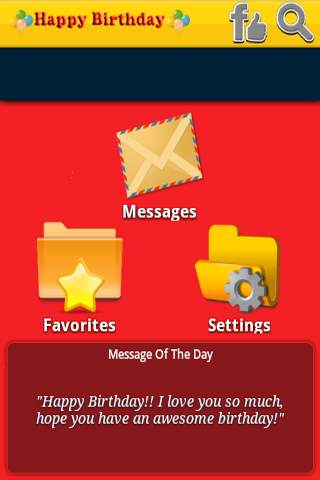 Happy Birthday SMS screenshot 1