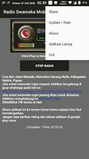 Radio Swameka Mobile screenshot 2
