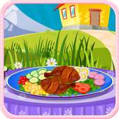 Chicken salad cooking games logo