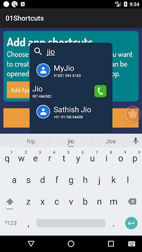 01Shortcuts - Quick Shortcut Maker - App Search screenshot 6