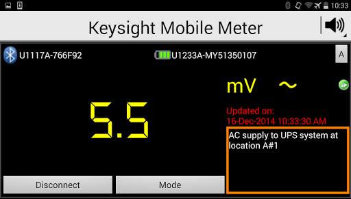 Keysight Mobile Meter screenshot 2