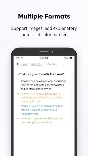 Transno - Outlines, Notes, Mind Map screenshot 6