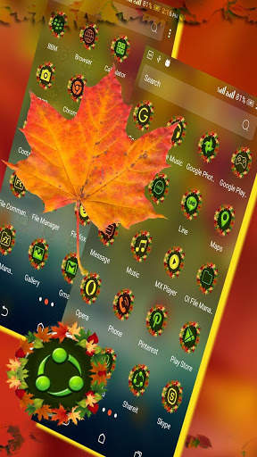Autumn Leaf Launcher Theme screenshot 4