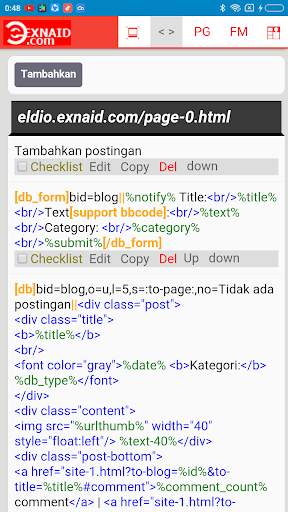 exnaid website maker screenshot 1