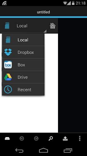 DroidEdit (free code editor) screenshot 2