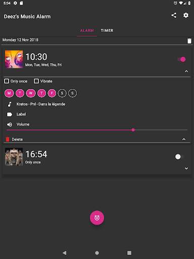 Deez's Music Alarm - Kostenloser Musikwecker screenshot 7