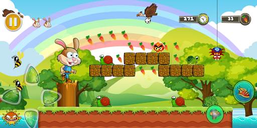 Bunny’s World - Super Jungle Rabbit Run Adventure screenshot 2