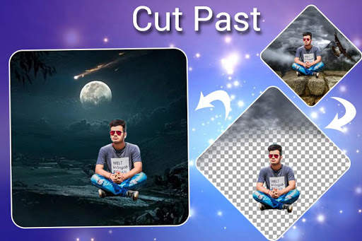 Moon Photo Editor : Cut Paste Editor screenshot 1