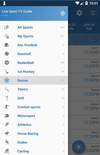 Live Sports TV Listings Guide 4 تصوير الشاشة