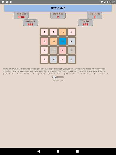 Game 2048 King screenshot 14