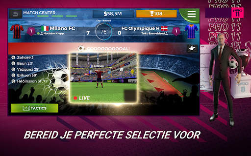 Pro 11 - Football Manager Game screenshot 6
