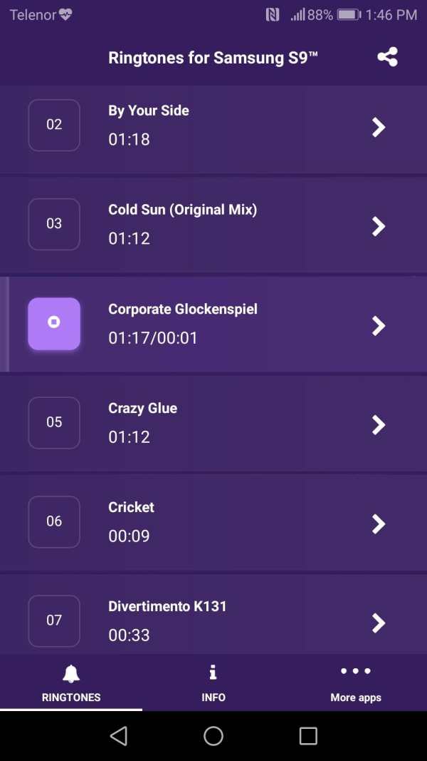 Free Ringtones for Samsung S9™ screenshot 2