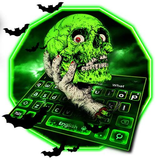 Ghost Skull Keyboard 10001005