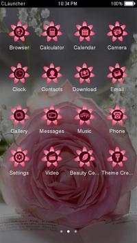 Pretty Pink Rose Theme screenshot 2