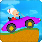 Abuela coche juego icon