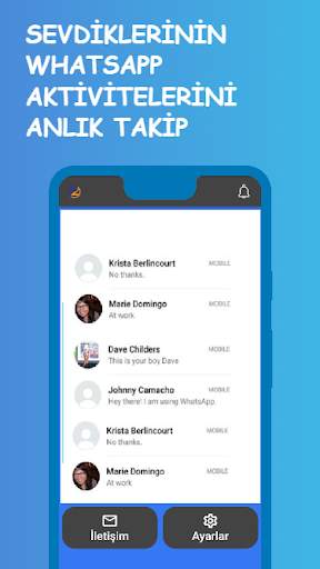 Zetlog Whatsapp için Takip screenshot 3