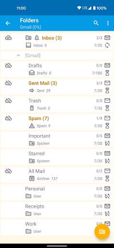 FairEmail, privacy aware email screenshot 7