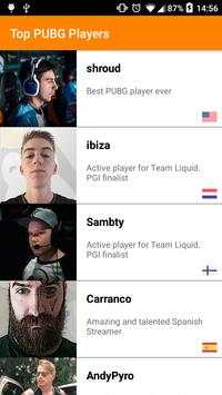 Top PUBG Players screenshot 5