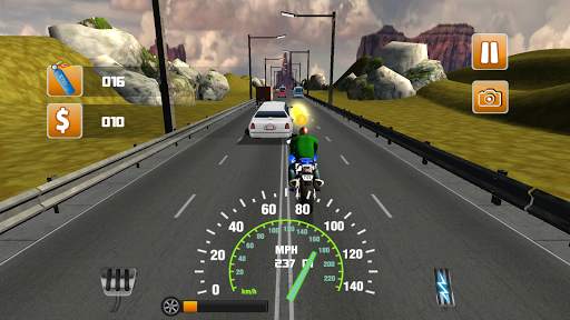 Real Highway Traffic Rider Moto Bike Racing Free screenshot 5