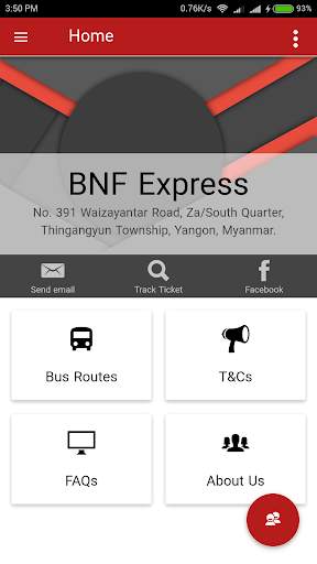 BNF Express Myanmar Bus Ticket screenshot 1