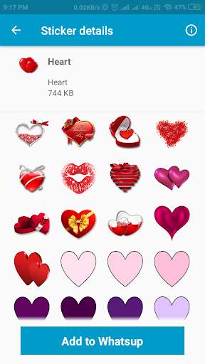 WASticker Library 4 تصوير الشاشة