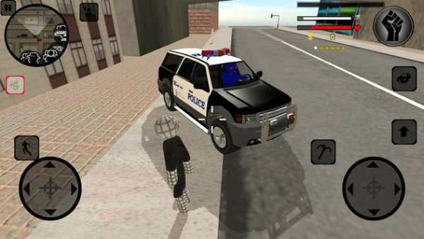 Black Spider Stickman Mafia Crime Rope Hero 2019 screenshot 2