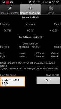 satellite director /SatFinder screenshot 4