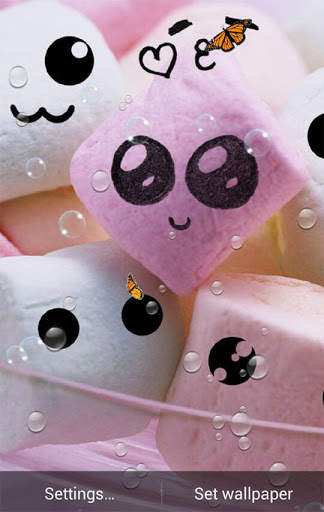 Cute Live Wallpaper screenshot 4