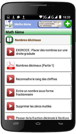 Maths 6ème screenshot 2
