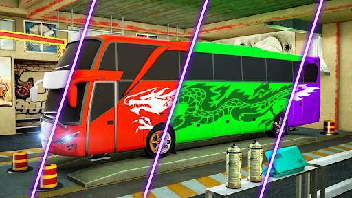 Bus Driving Simulator Bus game screenshot 8