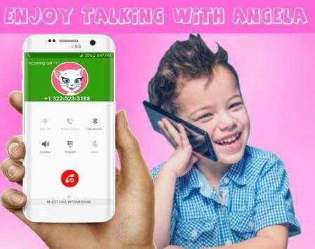 Call From Angela - My Talking Angela and tom screenshot 1